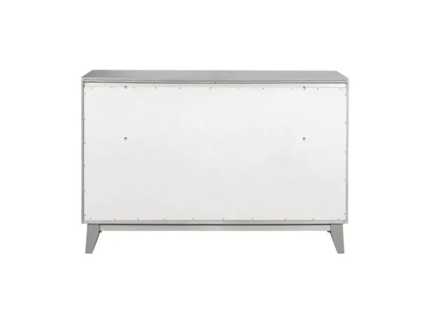 Leighton 7-drawer Dresser Metallic Mercury