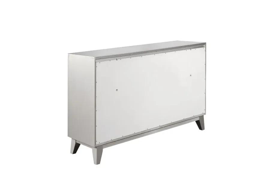 Leighton 7-drawer Dresser Metallic Mercury