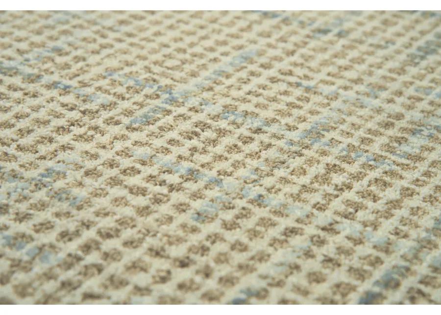 Ironwood Beige Checked/Solid Wool 8'6" x 11'6" Rectangle Rug