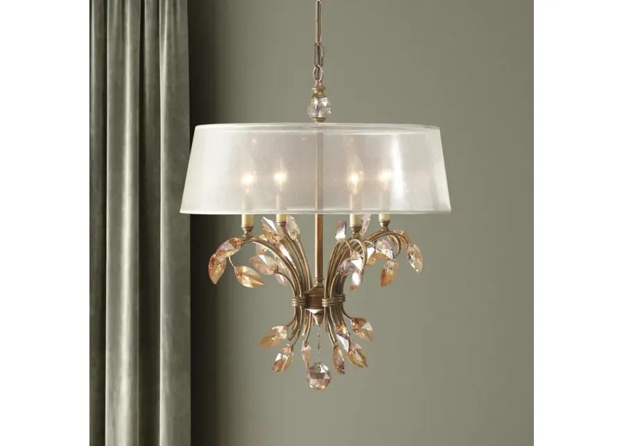 Alenya 4 Light Gold Metal Chandelier