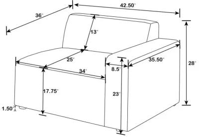 Deonte Upholstered Tight Back Chair 