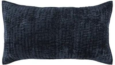 Bari Velvet Ocean Blue King Sham 20X36