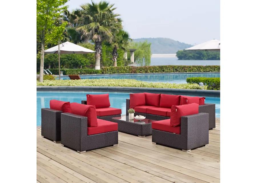 Convene 8 Piece Outdoor Patio Sectional Set