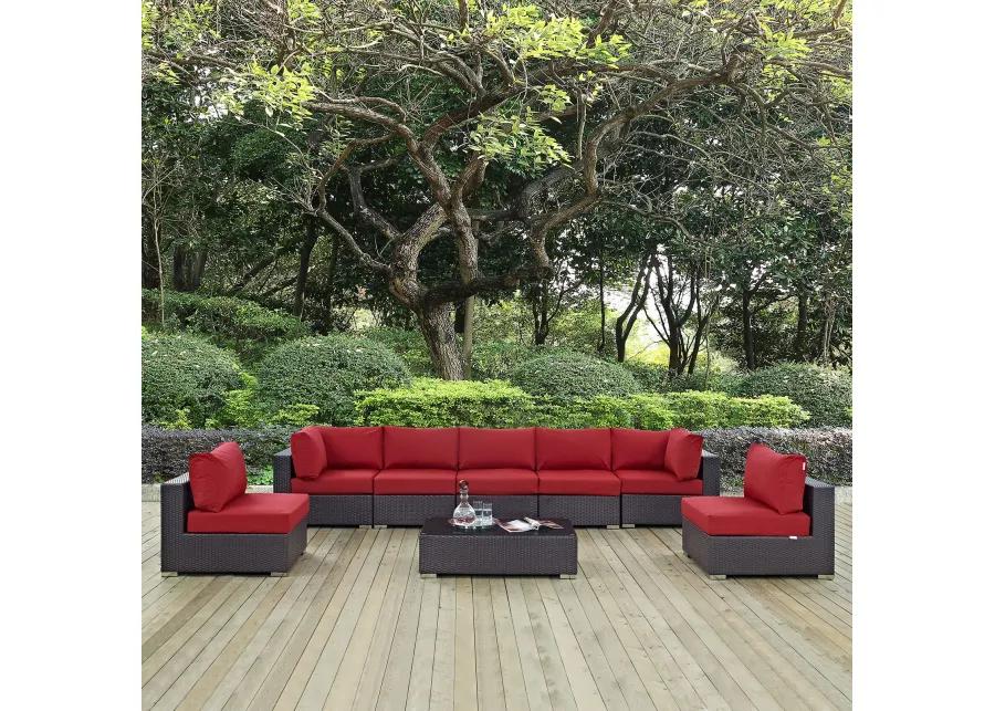 Convene 8 Piece Outdoor Patio Sectional Set