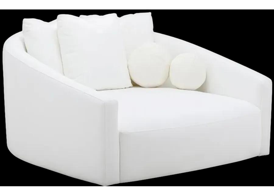 Hanim Cream Linen Daybed