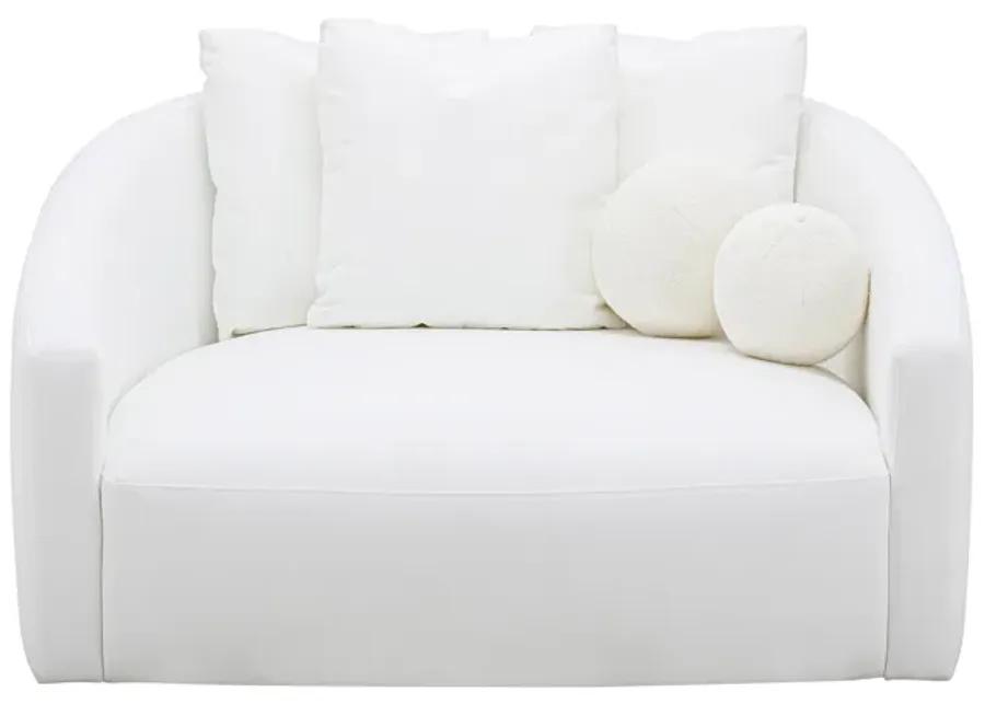 Hanim Cream Linen Daybed