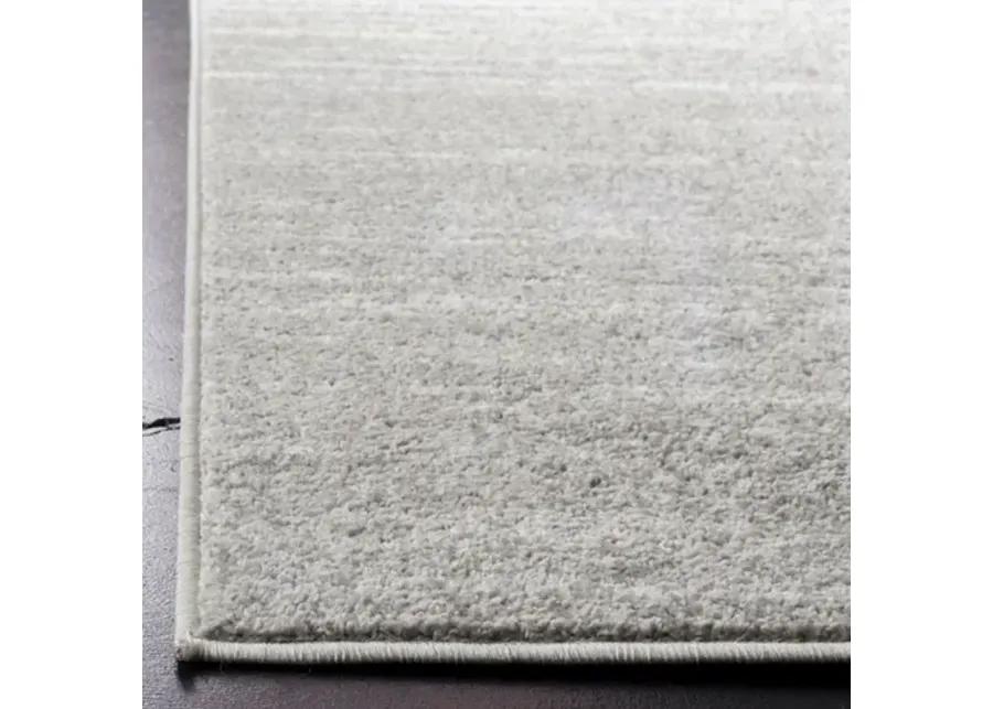 Adirondack Contemporary Light Grey / Grey 6' X 6' Square Powerloomed Rug