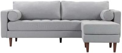 Cave Gray Tweed Sectional