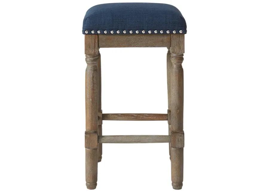 Madison Park Cirque Navy Counter Stool Set of 2