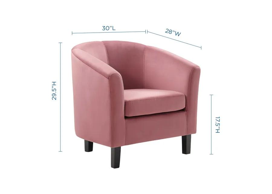 Prospect Performance Velvet Armchair