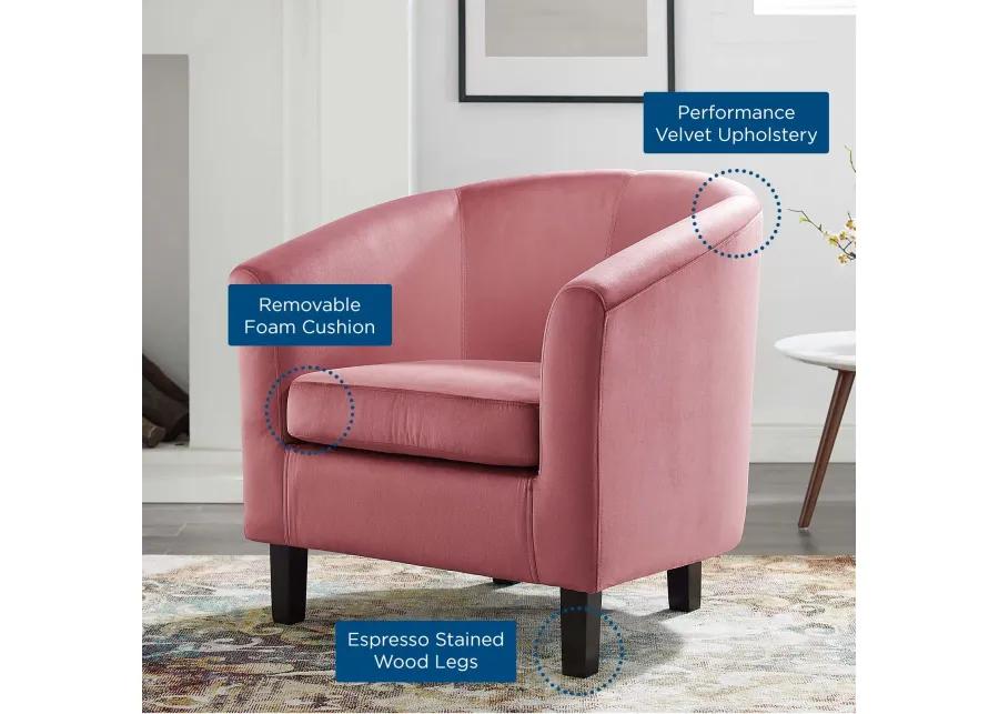 Prospect Performance Velvet Armchair