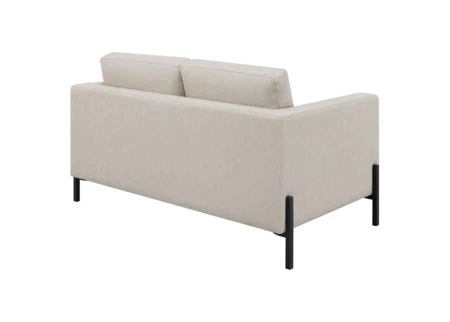 Tilly Upholstered Track Arms Loveseat Oatmeal