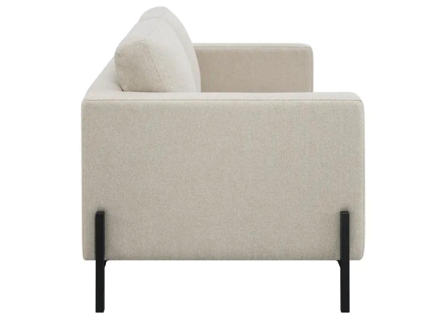 Tilly Upholstered Track Arms Loveseat Oatmeal