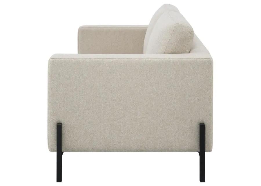 Tilly Upholstered Track Arms Loveseat Oatmeal