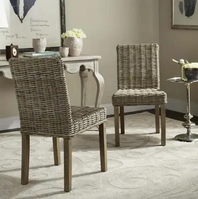 GROVE 19''H RATTAN SIDE CHAIR - Set of 2