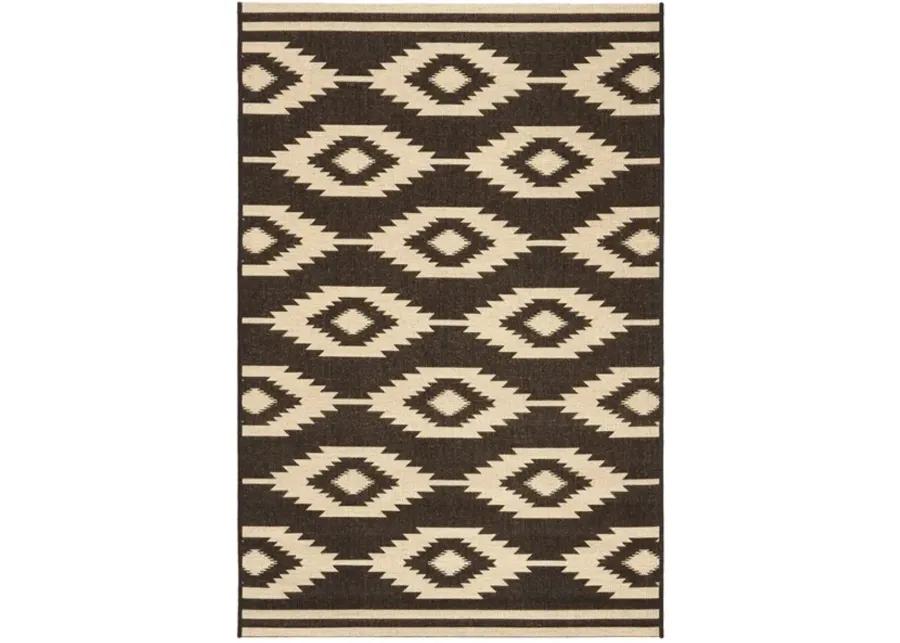 Safavieh BEACH HOUSE Collection BHS171U-9 Creme / Brown 9' X 12'