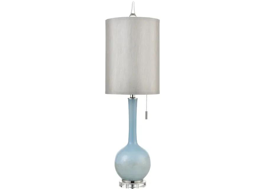 Quantum 37" High 1-Light Table Lamp - Blue