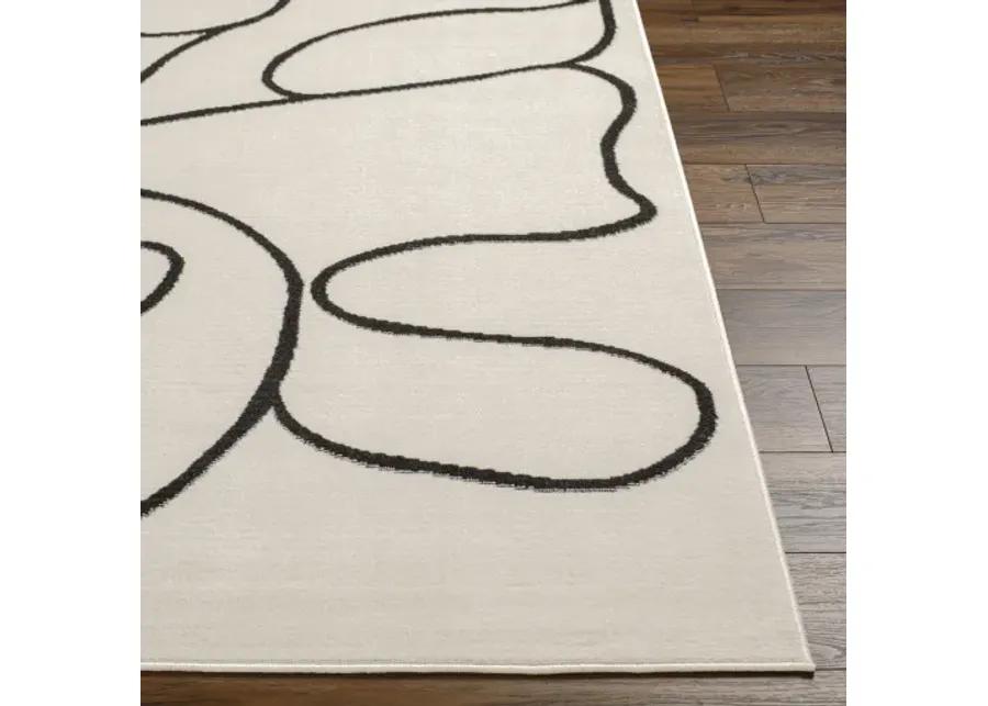 Pisa PSS-2354 6'7" x 9' Machine Woven Rug