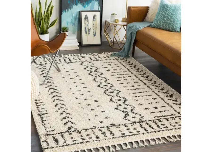 Berber Shag 6'7" x 9' Rug