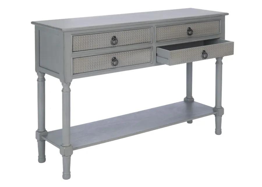 HAINES 4DRW CONSOLE TABLE