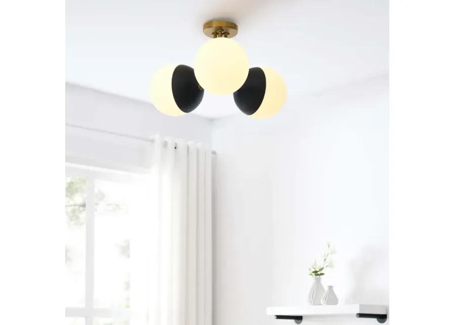 Stellar 3-Light Semi-Flush Ceiling Light