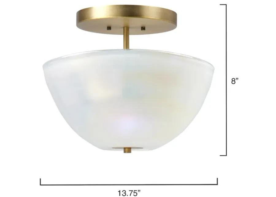 Vapor Bowl Semi-Flush Mount