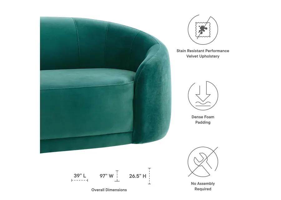 Contessa Performance Velvet Sofa