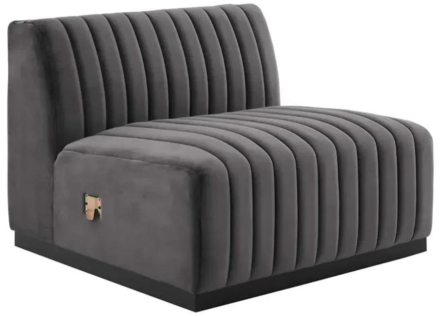 Conjure Channel Tufted Performance Velvet 4-Piece Sofa