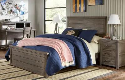 Louvered Panel Headboard