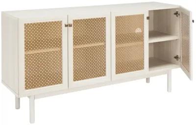 PIRAN 4 DOOR 2 SHELF MEDIA STAND