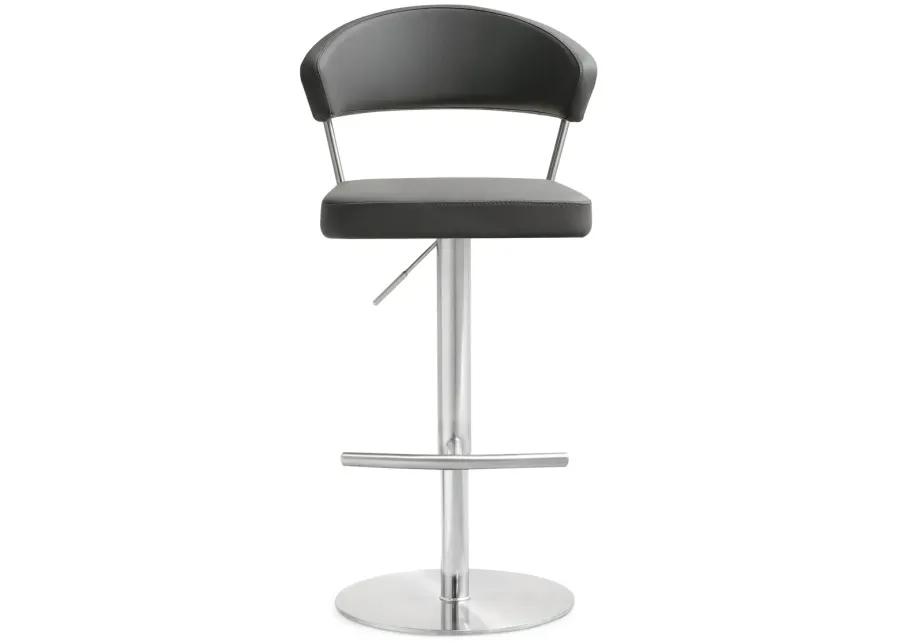 cosmo grey stainless steel barstool