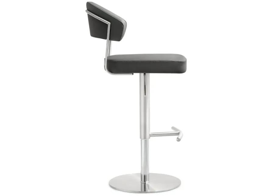 cosmo grey stainless steel barstool