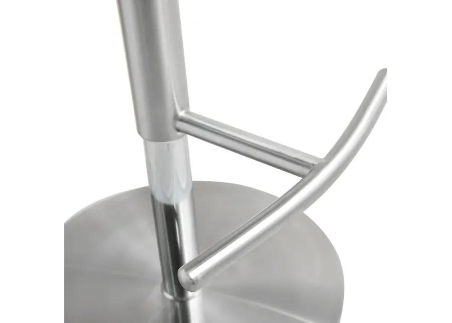 cosmo grey stainless steel barstool