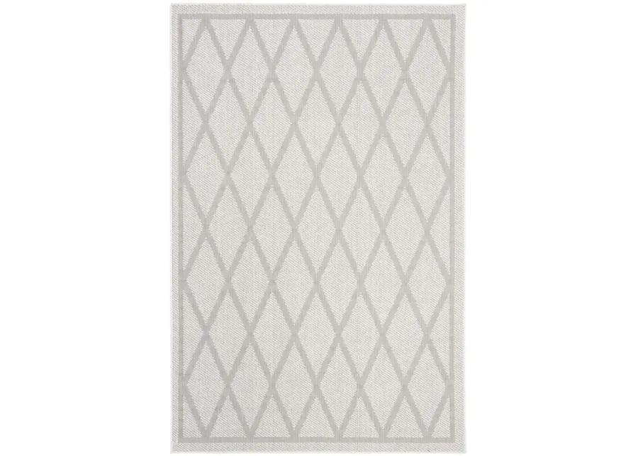 Safavieh BERMUDA 800 Collection BMU805A-5 Ivory / Light Grey 5'-3" X 7'-6"