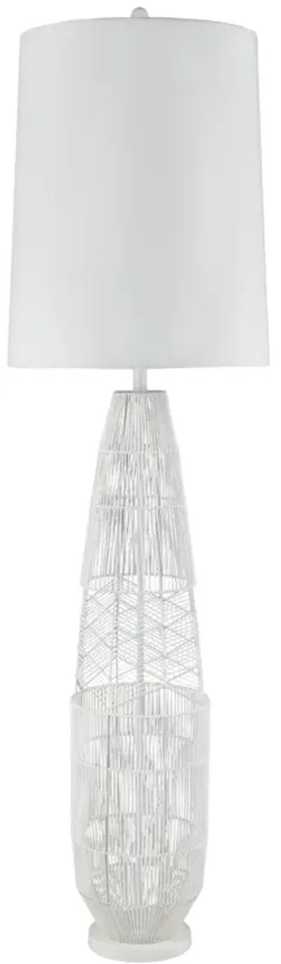 Husk 63'' High 1-Light Floor Lamp - White - Includes LED Bulb