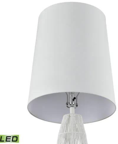 Husk 63'' High 1-Light Floor Lamp - White - Includes LED Bulb