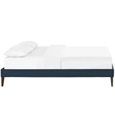 Tessie Full Fabric Bed Frame with Squared Tapered Legs