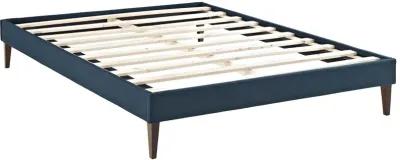 Tessie Full Fabric Bed Frame with Squared Tapered Legs