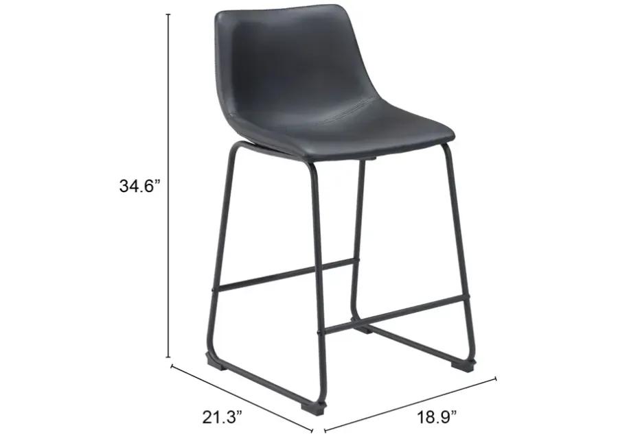 Smart Counter Stool (Set of 2) Black