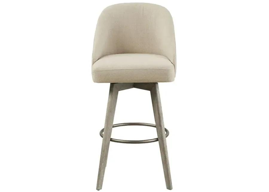 Madison Park Pearce Sand Bar Stool with Swivel Seat