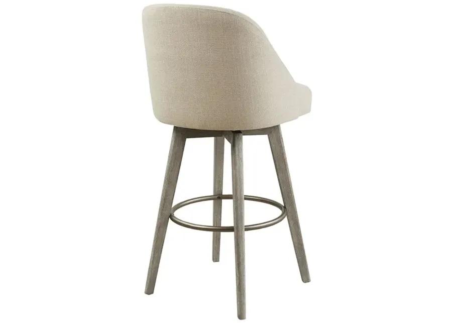 Madison Park Pearce Sand Bar Stool with Swivel Seat