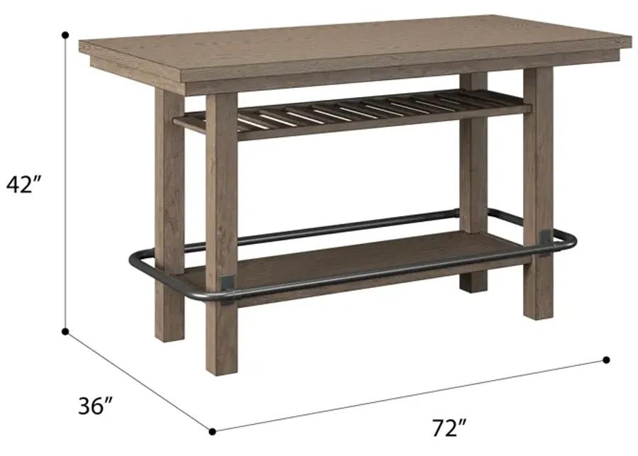 Benton Bar Height Storage Table