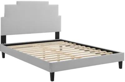 Lindsey Performance Velvet King Platform Bed