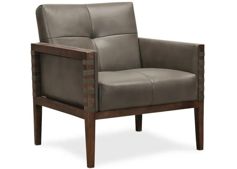 Carverdale Leather Club Chair