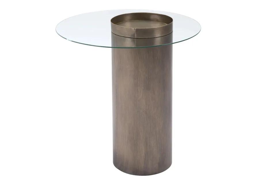 Emi End Table Antique Bronze