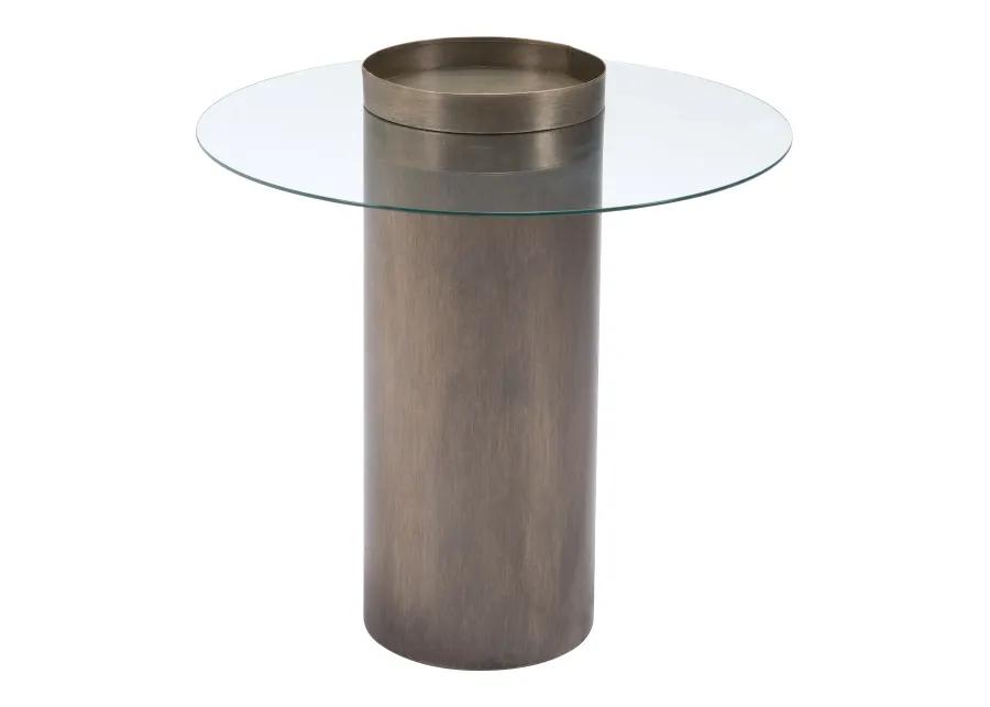 Emi End Table Antique Bronze