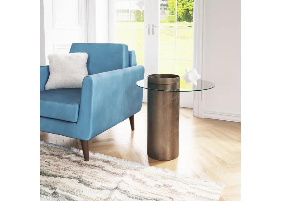 Emi End Table Antique Bronze