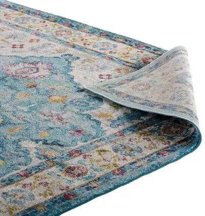 Success Anisah Distressed Floral Persian Medallion 5x8 Area Rug