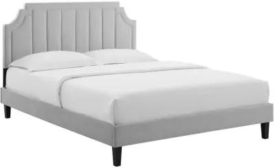 Sienna Performance Velvet Full Platform Bed