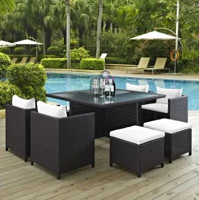 Inverse 9-Piece Outdoor Dining Set